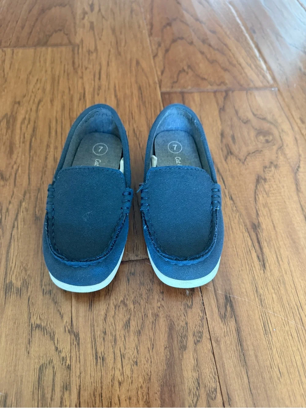 Cat & Jack Navy, Black & Brown Kids Dress Shoe Trio toddler boy size 7
